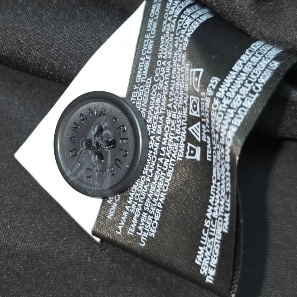 Banana Republic Mens XL Dark Gray Marled Knit Button Front Lined Shirt Jacket